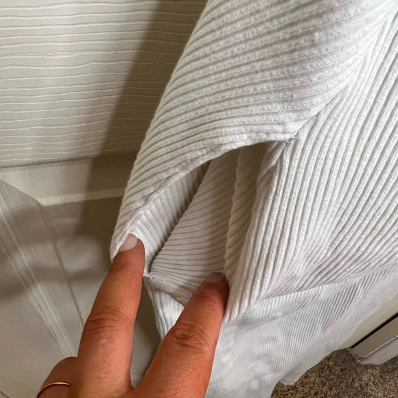 Free People Beach Bodycon Button Beige Strappy Backless Dress Large - Picture 8 of 10